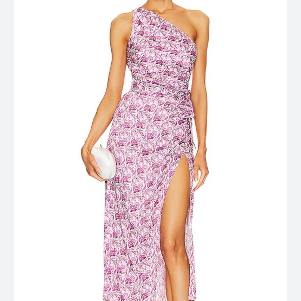 CAMI NYC $375 nanu dress in purple paisley, size 4 - Picture 1 of 7